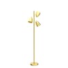QiMH Tree Floor Lamp with 3 Light Bulbs, Standing Tall