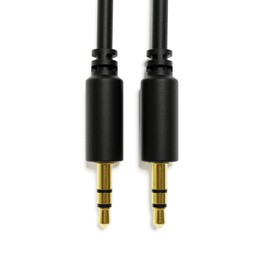 ExcelValley - Audio AUX Extension Cables Leads - Stereo Mini Jack TRS 3.5mm 1/8" [Gold Plated | Male to Male | 200 cm - 78.74"]