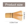 AOTISBAO Matcha Whisk Natural Bamboo Tea Powder Whisk Semi-Handmade Chasen