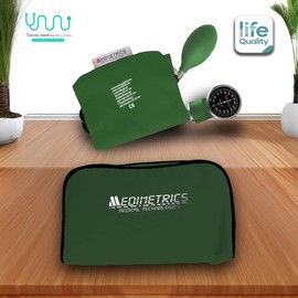 Medimetrics Baumanómetro Aneroide Doble Manguera Presión Arterial Brazo 5880-Verde