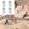 MIVES Mini Salt and Pepper Shakers, 4Pcs Stainless Steel, 5ml