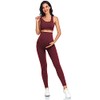 Lataly Maternity Women 2Piece Bra and Pants，Seamless Ribbed Built in