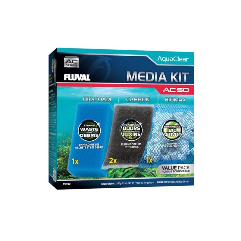 Fluval - Media Maintenance Kit for AC50 Power Filter -