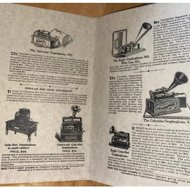The Machine That Talks Cylinder Phonograph Brochure