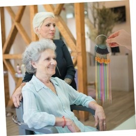 FOMIYES 3 Sets Hair Dye Testing Ring Hair Sample Holder Hair Accessories Professional Hair Stylist Kit