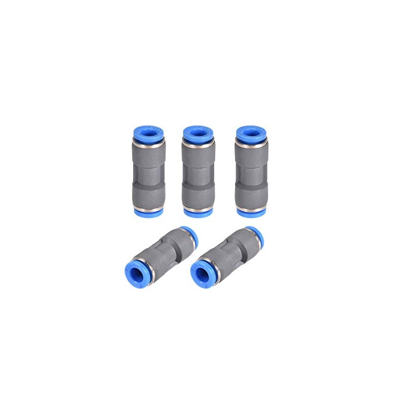 sourcing map Straight Push Connectors 6mm Quick Release Pneumatic Connector