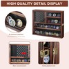 MOCAS Challenge Coin Display Case, Lockable Military Coin Holder Cabinet