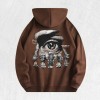 Saintears Eye & Rings Graphic Hoodie 100% Cotton US Warehouse