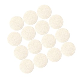 FOMIYES 15pcs Natural Loofah Facial Scrubber Pads Exfoliating Makeup Remover for Men Women Reusable Bath Sponge for Daily Skincare Compact and Travel Friendly Design