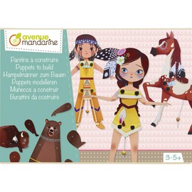 Avenue Mandarine Woodland Puppets to Build (Ages 3-5+)
