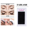 Fadlash Simple Fan Eyelashes 0.07 mm, D Curl, 11-19 mm,