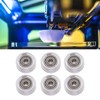 16Pcs 3D Printer Polycarbonate Pulley Transparent Rustproof Robust Bearing Pulley