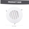 TEHAUX Round Air Conditioner Vent Cover Adjustable Soffit Air Exhaust
