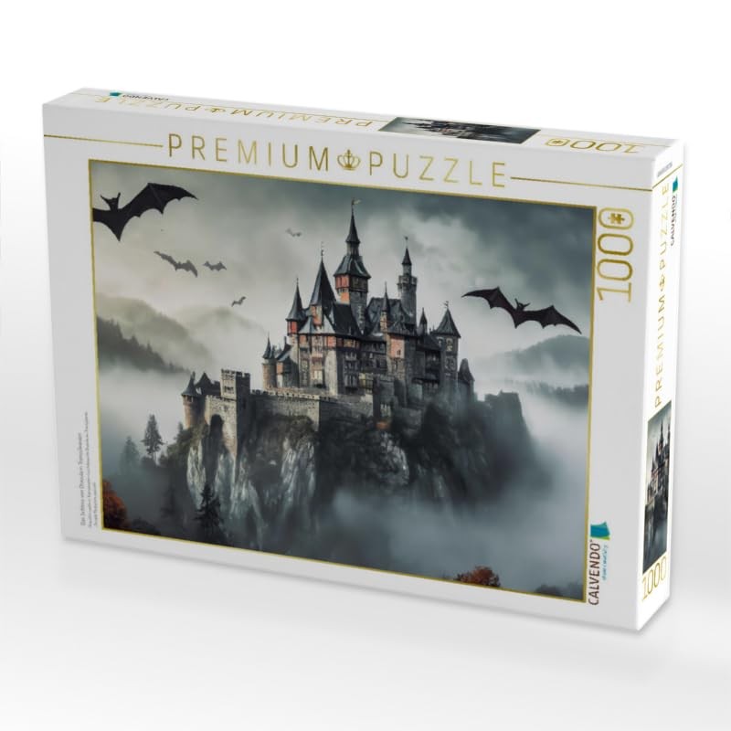 CALVENDO Puzzle Dracula's Castle in Transylvania | 1000 Pieces Size