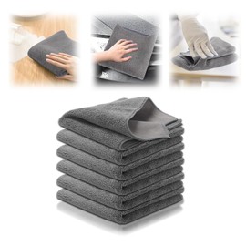 Drying Towels Car Detailing, Thick Microfiber Cleaning Cloth, Shiny Bath Wipes Shower Cleaning Cloths Microfiber Towels for Cars, Auto Detailing, Windows, Bathroom, Scratch Free (11.81*11.81in)