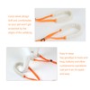 2Pcs Dog Back Legs Support Harness Soft Coral Velvet Adjustable