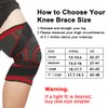 lenpestia Knee Supports 2 Pack Knee Brace with Adjustable Strap