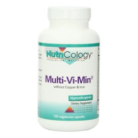 Multivitamnico Vegano Sin Gluten NutriCology Multi-Vi-Min 150 Cpsulas