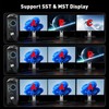 UANTIN DisplayPort to HDMI Splitter for 3 Monitors Extended Display