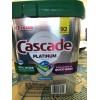 Cascade 6 Boxes -Cascade Platinum ActionPacs Dishwasher Detergent - 92