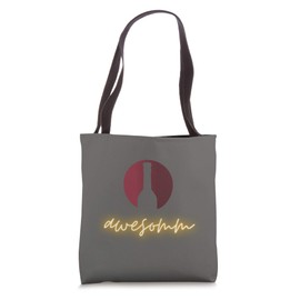 Awe Somm Cork - Funny Gift for Wine Sommeliers Tote Bag