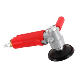 WsrrLun Pneumatic Grinder 4 Inch Water Polisher Wet Air Sander 4300RPM Concrete Sanding Stone Granite Polishing Tool BC-WS100