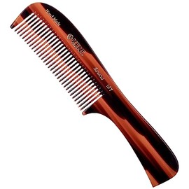 Kent 10T Peine grande desenredante, peine de dientes anchos hecho a mano para cabello rizado, peines desenredantes para cabello húmedo y seco, peines para cabello grueso, corte de sierra y pulido a