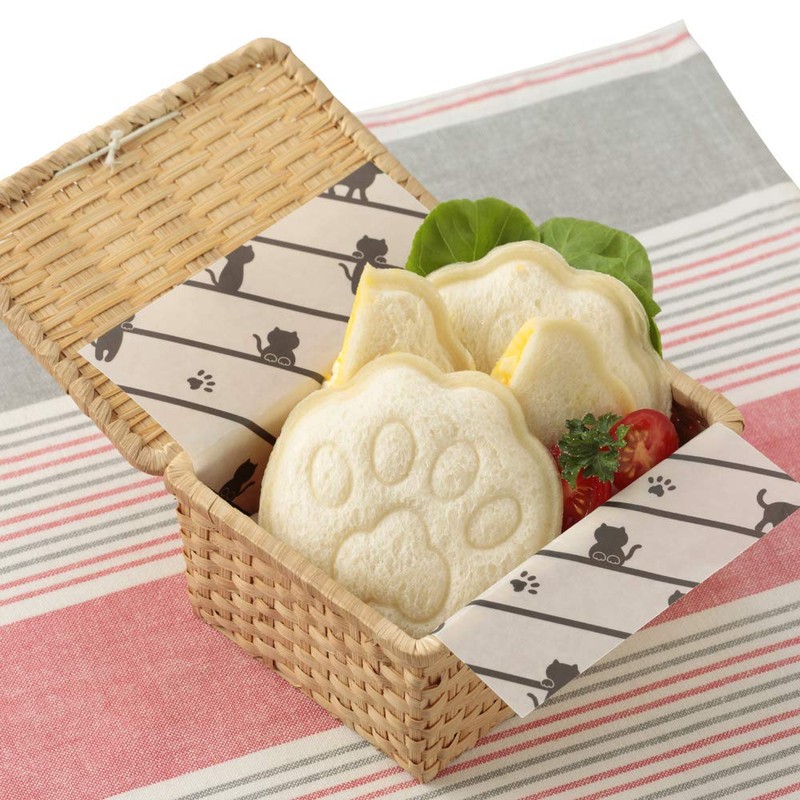 Kai KAI DH2732 Cat Sandwich Mold, Nyammy, Made in Japan