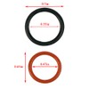 DSkoiph Power Steering Pump Rubber Inlet & Outlet O-Ring Seals