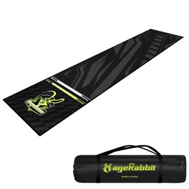 MageRabbit Darts Mat – 25.6"x116"Nylon Non-Slip Flooring with Precision Oche Line for Indoor/Outdoor Play | Durable, Portable Design for Home, Pub, or Tournament Use
