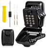 BKNOOU Key Lock Box Wall Mount with Code, Key Lock