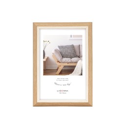 LADONNA SF14-P-NT Photo Frame, Picture Frame, Postcard Shape, Natural