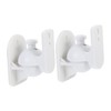 jojofuny 2sets Wall Mount Brackets for Surround Sound Speakers Tilt