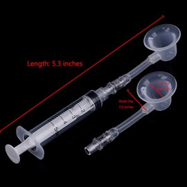RZJZGZ 2 Set Nipple Aspirator Corrector Feeding Sucking for Flat Inverted Retraction Nipple Treatment Redress Breastfeeding Aid