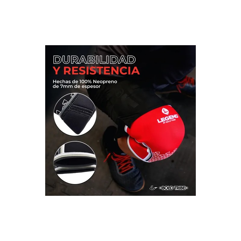 Par De Rodilleras Crossfit 7mm Con 1 Cuerda De Saltar