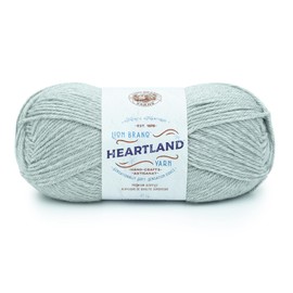 Lion Brand Yarn Heartland Yarn for Crocheting, Knitting, and Weaving, Multicolor Yarn, 1-Pack, White Sands, 2259 Foot (Pack of 1)