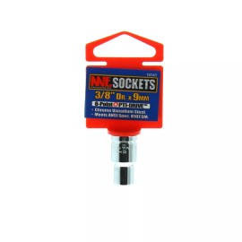 Michigan Industrial Tools MIT Tekton MIT 3/8 Inch Drive by 9mm Vanadium Steel 6 Point Shallow Socket