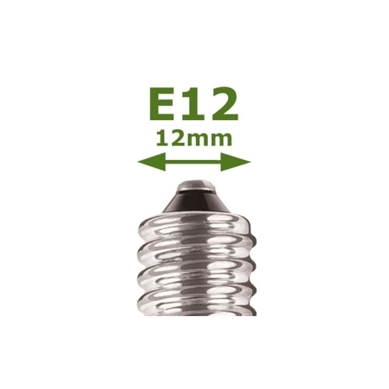 125481000 240v 12w E12 Pygmy Bulb