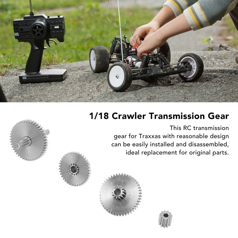 RC Crawler Gear Set Stainless Steel Easy Installation Light Precise