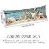 Beach Body Pillow Cover 20x54 Pillow Case Coastal Starfish Seashell