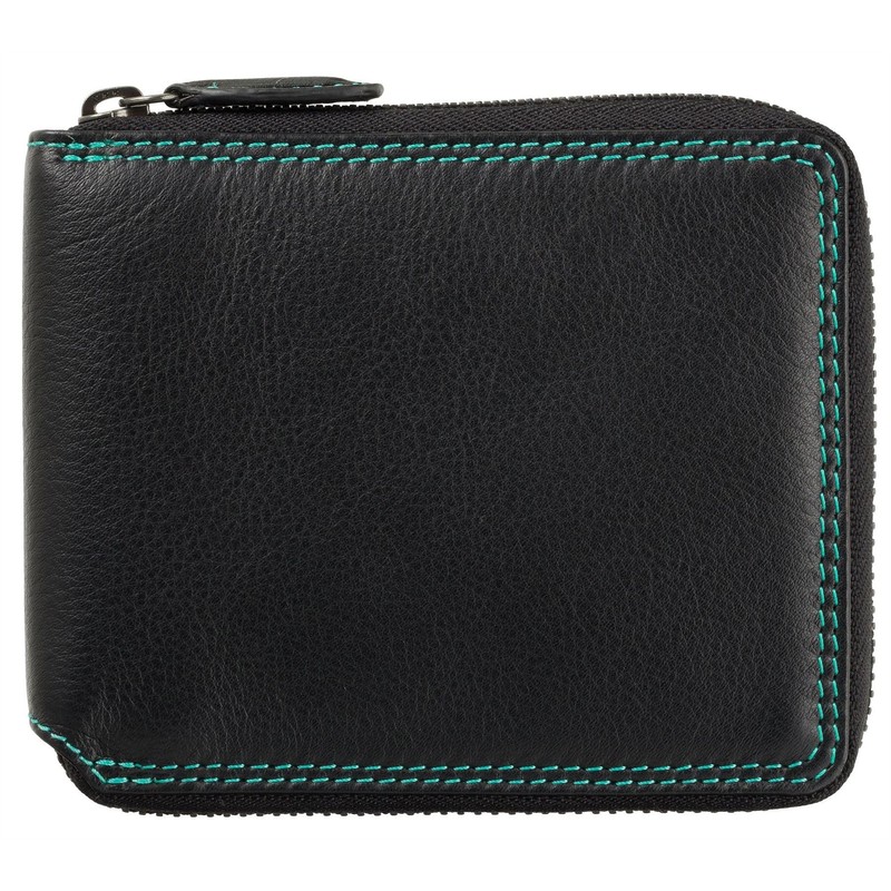 Visconti Spectrum Picasso Zip Around Leather Wallet RFID and Tap