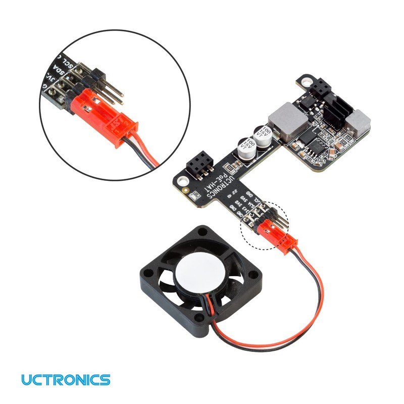 UCTRONICS PoE HAT for Raspberry Pi 4B/3B+, Power Over Ethernet