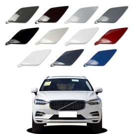 Goholy Car Front Bumper Tow Hook Cover Compatible with Volvo XC60 2018 2019 2020 2021 Trailer Cover Cap 39846406 398464065 31425165 Small Lid Towing Eye Cap Crystal White Right Passenger Side