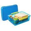 Sistema Blue Medium Plastic Kids School Sandwich Lunch Box Food