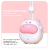 Mini Hanging Neck Fan USB Rechargeable 3 Speeds Bladeless Hands