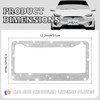 2 Pack Bling License Plate Frames, Sparkly Rhinestone Diamond Car