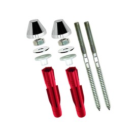 TOX Urinal & Wash Stand Mounting Piss-Fix XL M10, Chrome, 1 Set, 04510149