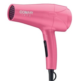 Conair Secadora con iones naturales, turmalina y ceramica, color rosa, 1875 watts Fucsia                                                              