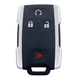 Upgraded Key Fob Shell Case Fits for Chevy Silverado Colorado GMC Canyon Sierra 2014 2015 2016 2017 2018 2019 2020 2021 Keyless Entry Remote Control Key Fob Cover M3N-32337100 (4 Buttons)