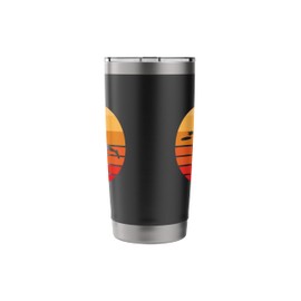 Ultimate Frisbee Player, Vintage style Stainless Steel Insulated Tumbler